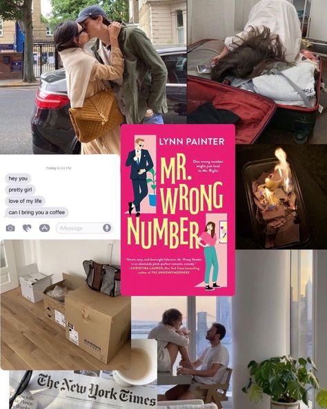 📖: Mr wrong number by Lynn painter Mr. Wrong Number by Lynn Painter “ Olivia Marshall finds herself in a rough patch after losing her job, breaking up with her boyfriend, and facing an accidental eviction caused by a mishap with old love letters, matches. Fortunately, her brother Jack offers her temporary refuge at his place, which turns out to be shared with his best friend Colin Beck. Colin, who has always seen Olivia as Jack’s annoying little sister, now has to contend with her as his sn... Mr Wrong Number Book Aesthetic, Mr Wrong Number Book, Marshall Finds, Mr Wrong Number, Olivia Marshall, Old Love Letters, Mr Wrong, Number Book, Lynn Painter