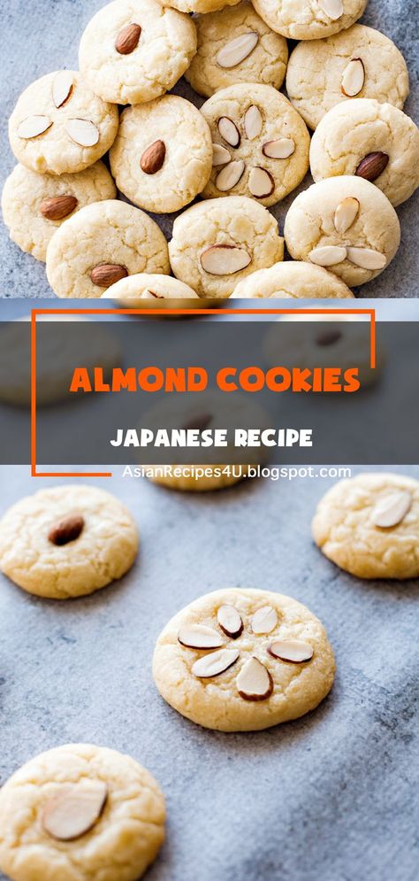 Look no further for traditional Chinese cookies! These Chinese Almond Cookies are the PERFECT dessert for any Chinese meal! They’re kind of like a cross between a shortbread cookie and a sugar cookie flavored with almond extract and topped with either whole or slivered almonds. #Japanese #Recipes #Cookies Chinese Cookies, Chinese Almond Cookies, Recipes Cookies, Almond Extract, Japanese Recipes, Shortbread Cookie, Almond Cookies, Traditional Chinese, Sugar Cookie