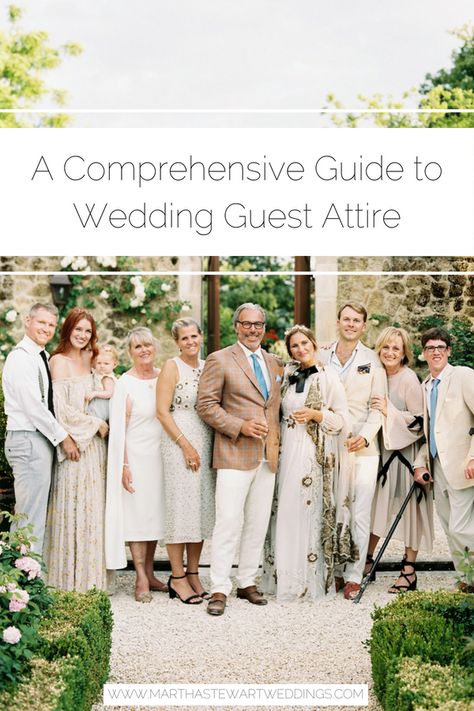 White Wedding Attire For Guest, Summer Wedding Dress Code, White Dress Code Wedding, White Wedding Dress Code, English Wedding Guest Attire, Daytime Wedding Guest Outfit, Wedding Guest Attire Guide, Types Of Dress Codes, German Wedding Dress