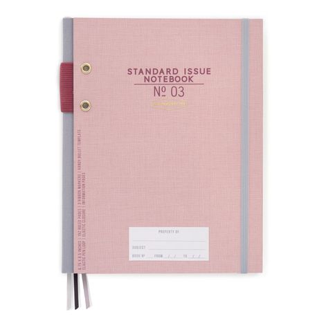 Standard Issue Planner No. 3 by DesignWorks Ink Pink Planner, Stationery Essentials, Sticker Storage, Big Project, Conversion Chart, Ink Refill, Notebook Planner, Lined Page, Pen Holder