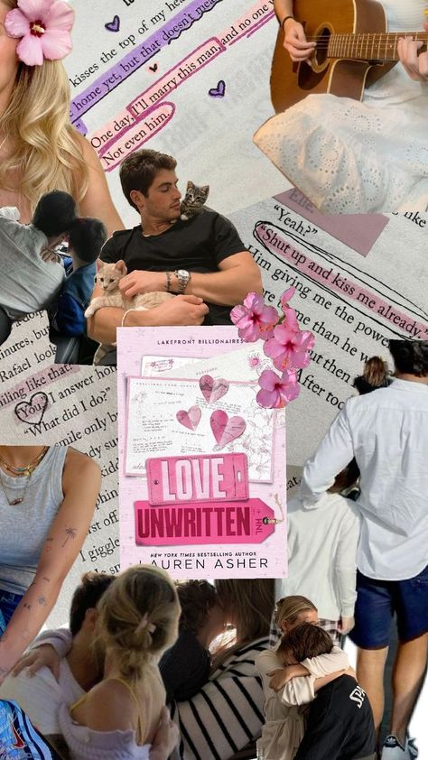 love unwritten by Lauren Asher • Ellie Sinclair • Nico • Rafael Lopez • Elle Anna Huang, Books Edits, Book Bucket, Lauren Asher, Contemporary Books, Best Authors, Book World, Romantic Books, Book Lights