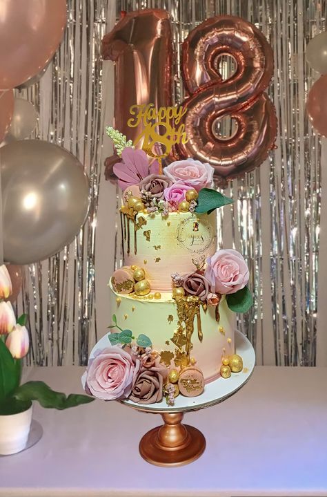 Debut Cake 18th Elegant, Debut Cake 18th, Debut Cake, Quince Decorations, Elegant Cakes, Layers Design, Quince, Cake, Quick Saves