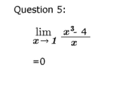 Calculus Limits Overview: Answer to Question 5 Math Tutorials, Calculus, Question And Answer, Step By Step, Math Equations