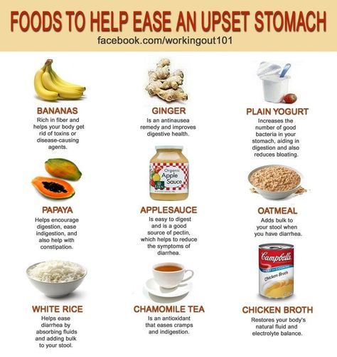 Foods to help ease an upset stomach. Upset Stomach Remedy, Brat Diet, Stomach Remedies, Sick Remedies, Upset Stomach, Natural Health Remedies, Natural Home Remedies, Digestive Health, Health Remedies