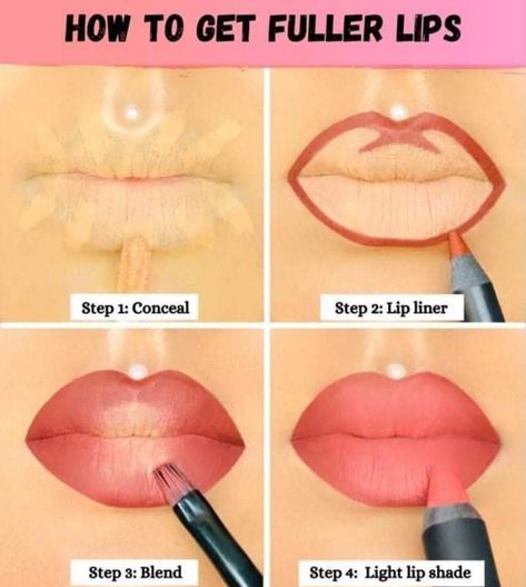 Overlined Lips, Soft Eye Makeup, Makeup For Older Women, Fuller Lips, Lipstick Tutorial, Wedding Makeup Tips, Lip Wrinkles, Moisturized Skin, Face Makeup Tips