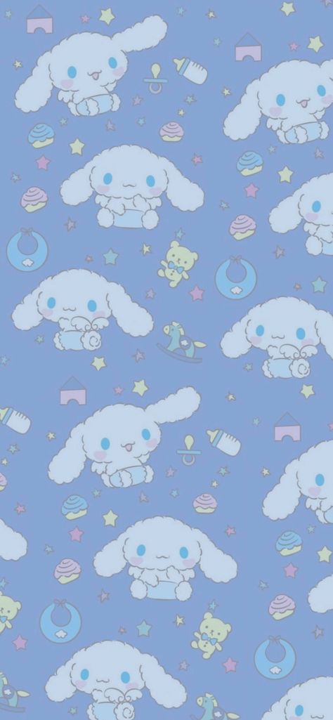 Cinnamoroll Blue Pattern Wallpapers - Aesthetic Sanrio Wallpapers Aesthetic Cinnamoroll, Cinnamoroll Wallpaper, Frühling Wallpaper, 헬로키티 배경화면, Walpaper Hello Kitty, Easter Wallpaper, One Piece Wallpaper Iphone, Sanrio Wallpaper, Spring Wallpaper