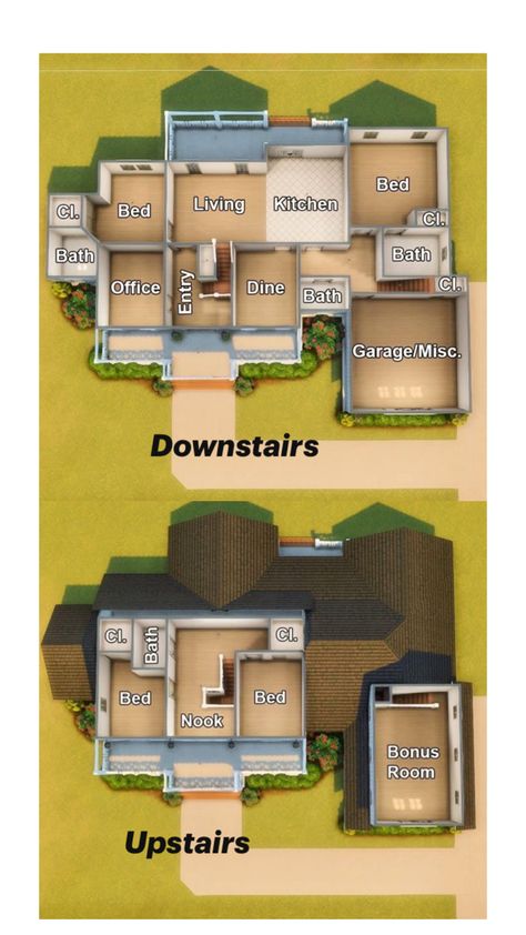 Sims 4 Houses Layout, Sims Freeplay Houses, Sims 4 Challenges, Sims 4 Family, Sims 4 House Plans, Sims 4 House Building, House Floor Design, Small House Floor Plans, Sims 4 House Design