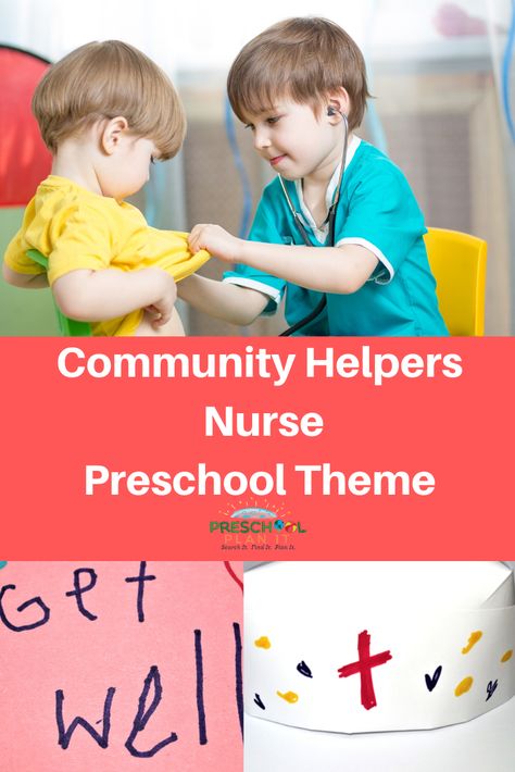 Doctor Community Helper Activities, Community Helpers Doctor, Doctor Preschool, Doctor Theme Preschool, Community Helpers Nurse, Learning Center Ideas, Community Helpers Lesson Plan, Community Helper Lesson, Community Helpers Kindergarten