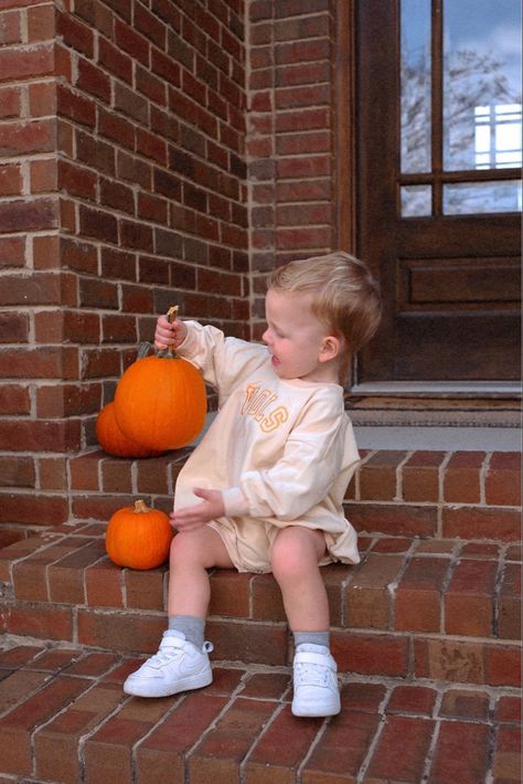 A bubble outfit is the cutest outfit for fall!! It is great for the in between weather and truly adorable!! This is also a great fall picutre idea for your little one!! #fall #fallkids #kidsfit #kids #casualkids #babyfit Bubble Outfit, Nike Court Borough Low 2, Bubble Clothes, Kids Fall Outfits, Nike Court Borough Low, Outfit For Fall, Nike Court Borough, The In Between, Baby Fits