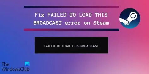 If you are getting the FAILED TO LOAD THIS BROADCAST error when trying to watch a broadcast on Steam, see this post for the working fixes. Steam Card, Game Loading, Game Marketing, Steam App, Pyrex Lids, Investment Quotes, Delivery Pictures, Bra Image, Button Game