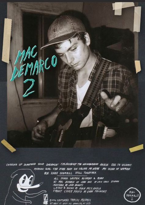 Marc Demarco Poster, Mac Demarco Poster, Radiohead Poster, Mac Demarco, Crying Emoji, Music Collage, Music Poster Design, Women Poster, Poster Room