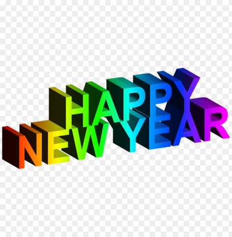 happy new year 3d colorful text Happy New Year Movie, Happy New Year Download, Photographing Fireworks, New Year Movie, Gold Clipart, Art Movies, Blurred Background Photography, Pink Wallpaper Backgrounds, Happy New Year Quotes