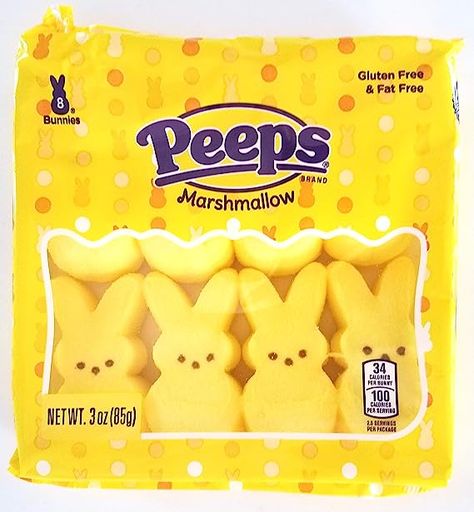 Peeps, Yellow Marshmallow Bunny Easter Candy, Gluten Free Peeps Flavors, Marshmallow Bunnies, Peeps Candy, Flavored Marshmallows, Marshmallow Bunny, Marshmallow Peeps, Holiday Favorite Recipes, Candy Basket, Candy Companies