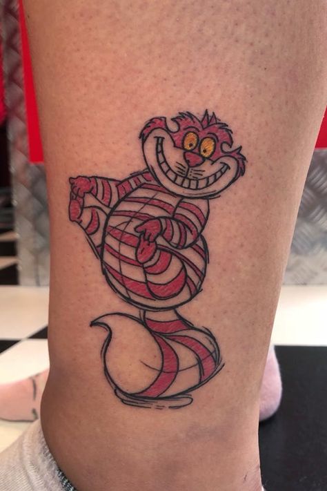 Caterpillar Tattoo, Tattoo Gato, Cheshire Cat Tattoo, Kitten Tattoo, Alice And Wonderland Tattoos, Cats Tattoo, Black Cat Tattoos, Wonderland Tattoo, Explore Tattoo