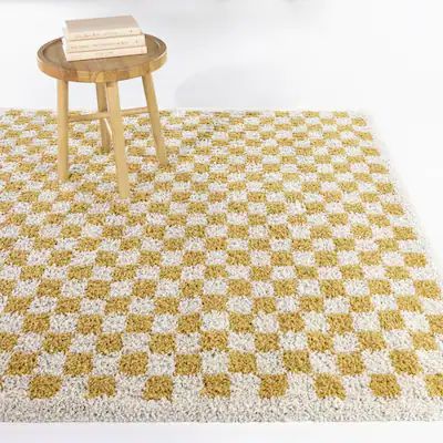 Buy Area Rugs Online at Overstock | Our Best Rugs Deals Thick Pile Rug, Shag Area Rug, Geometric Area Rug, Pile Rug, Checkered Pattern, Organic Modern, Modern Area Rugs, Cool Rugs, Indoor Rugs