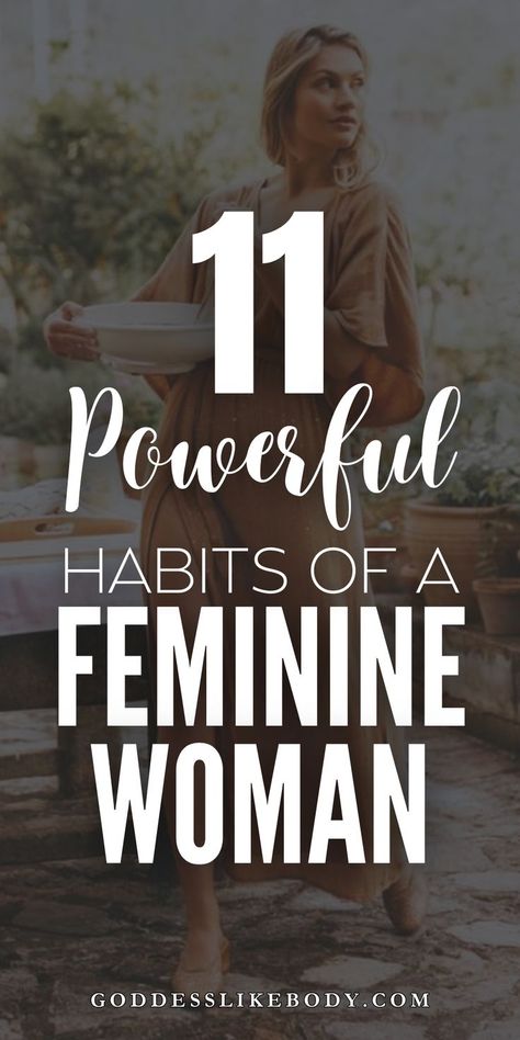 Explore the 11 simple but powerful habits of a feminine woman that can help you exude grace, elegance, and confidence in all aspects of your life. Discover how to embrace your femininity with these empowering practices. Feminine Energy Habits, How To Embrace Femininity, How To Be Soft And Feminine, Strong Feminine Aesthetic, Feminine Habits, How To Be Feminine, Embracing Femininity, Powerful Habits, Ettiquette For A Lady