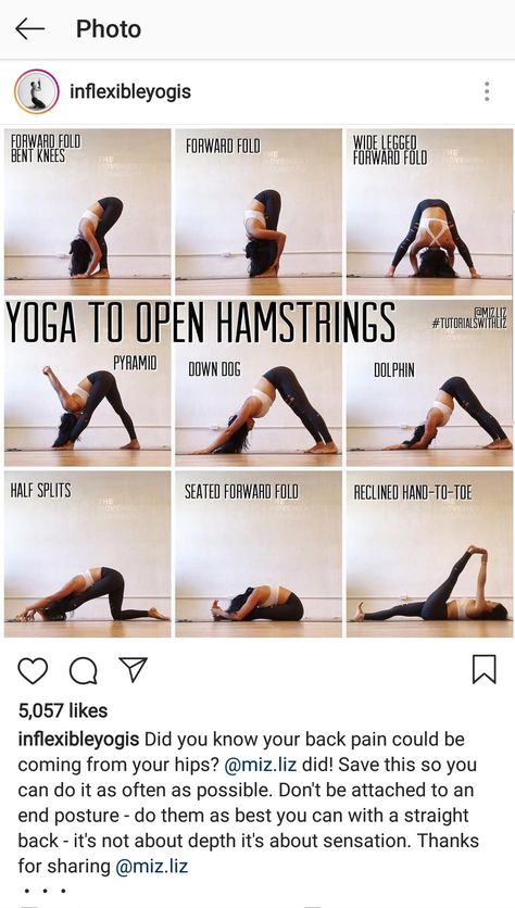 Hamstring Yoga, Yoga Goals, Yoga Information, Yoga Routine For Beginners, Nightly Routine, Hamstring Workout, Ballet Workout, Surya Namaskar, Yoga Poses Advanced