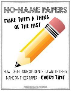 How to get your students to write their name on their paper every time. Say goodbye to no-name papers. Broken Record, Herding Cats, Classroom Strategies, Classroom Procedures, Classroom Routines, Third Grade Classroom, Organization And Management, 4th Grade Classroom, Teachable Moments