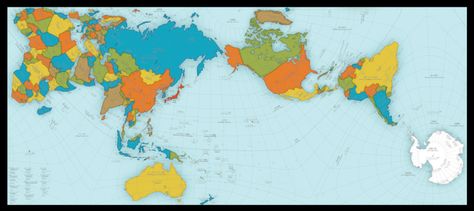 Traditional 2-D maps of Earth are highly distorted, but this award-winning design makes a world of difference. Accurate World Map, Ratu Elizabeth, New World Map, World Map Design, Earth Map, Japanese Architect, A Globe, Green Tech, Big Design