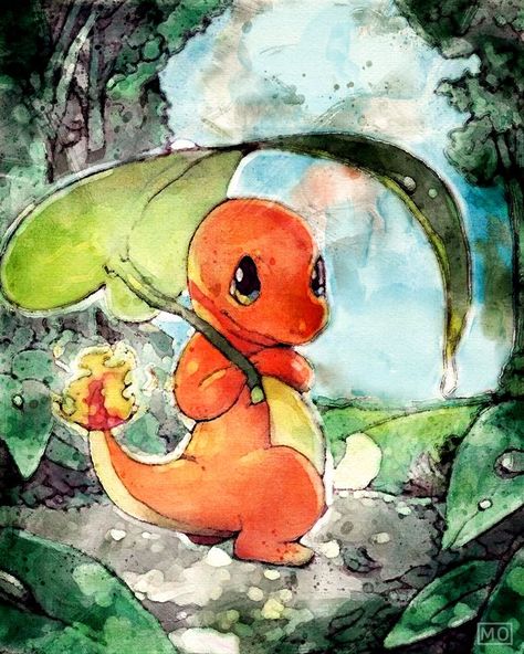 A watercolor art print of the fire-type and Kanto starter, Charmander! Inspired by the Pokemon card from Sun & Moon Dragon Majesty! • Available Sizes: (8x10 in / 20x25 cm) OR (16x20 in / 40x50 cm) • High Quality, Borderless, Full-Color Poster • Semi-gloss finish • Original creation Thanks for visiting and supporting :) Location Posters, Charmander Art, Pokemon Dex, Moon Dragon, Pokemon Charmander, Cute Pokemon Pictures, Original Pokemon, Watercolour Inspiration, Cartoon Tattoos