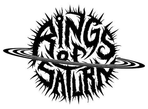 RINGS OF SATURN - Announce The Dank Meme Tour 2018! Rings Of Saturn Band, Saturn Logo, Band On Stage, Saturn Tattoo, Metal Band Logos, Monkey Bar, Rings Of Saturn, 3d Art Drawing, Arte Punk