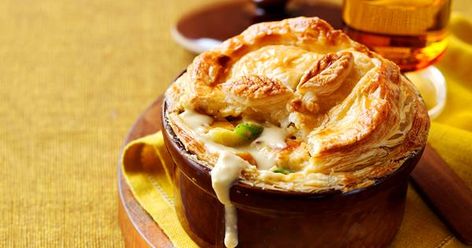 Chicken Pie Recipes with Pastry and Filling Recipes | Australian Women's Weekly Food Individual Pie Recipes, Roast Chicken Pie, Pumpkin Pot Pie, Pumpkin Pot, Beer Pulled Pork, Homemade Sausage Rolls, Chicken Pie Recipe, Sausage Rolls Recipe, Savory Pies Recipes