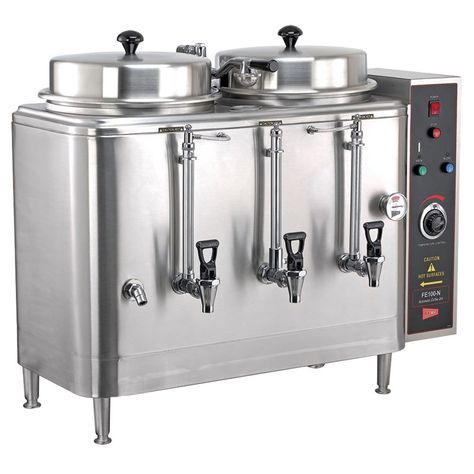 Cecilware FE100N 1 PHASE Twin 3 Gallon Automatic Coffee Urn - 120/208/240V Coffee Urn, Coffee Machine Parts, Percolator Coffee, Coffee Store, Single Serve Coffee, Coffee Brewer, Gourmet Coffee, Espresso Machines, Tea Makers