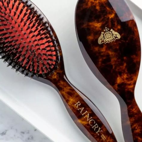 12 Best Boar Bristle Hair Brushes: Mason Pearson & More Boars Hair Brush, Pretty Hair Brush, Maison Pearson Brush, Luxury Hair Care Products, Best Hair Brush For Fine Hair, Mason Pearson Brush Aesthetic, Aesthetic Hair Brush, Hair Brush Aesthetic, Hairbrush Aesthetic