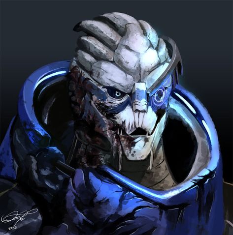 Garrus Vakarian by danielbogni.deviantart.com on @DeviantArt Mass Effect Garrus, Garrus Vakarian, Wacom Intuos, Mass Effect, Tablet, Photoshop, Deviantart