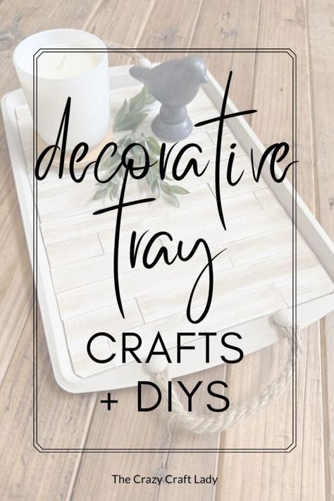 decorative tray crafts and diys Trays Diy Ideas, Handmade Trays Diy, Wooden Tray Design Ideas, Diy Dollar Tree Tray Ideas, Rectangular Tray Decor Ideas, Cricut Tray Ideas, Serving Tray Decor Ideas, Diy Table Tray, Decoupage Tray Ideas