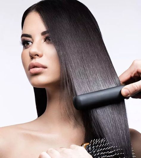 Rebonded Hair, Chi Hair Straightener, Steam Hair, Electric Hair Brush, Chi Hair Products, Straightener Brush, Best Hair Straightener, Straightening Comb, Ceramic Hair Straightener