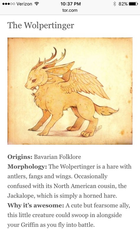 The Wolpertinger | #mythicalcreatures Legends And Myths, Mythical Animal, Creature Drawings, Fantasy Creatures Art, Mythical Creatures Art, Mythological Creatures, Creature Concept Art, Mystical Creatures, Creature Concept