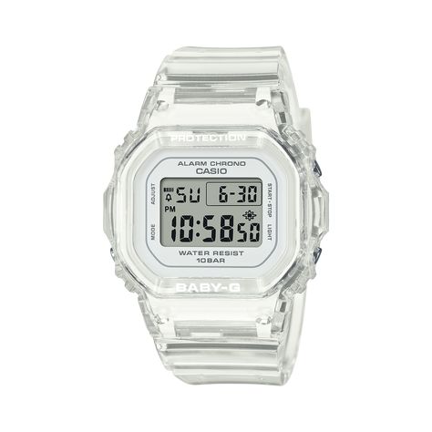 BGD-565US-7 | CASIO Casio Transparent Watch, Baby G Watch, Transparent Watch, Jam Alarm, Casio Digital, Elapsed Time, Transparent Resin, Countdown Timer, Baby G