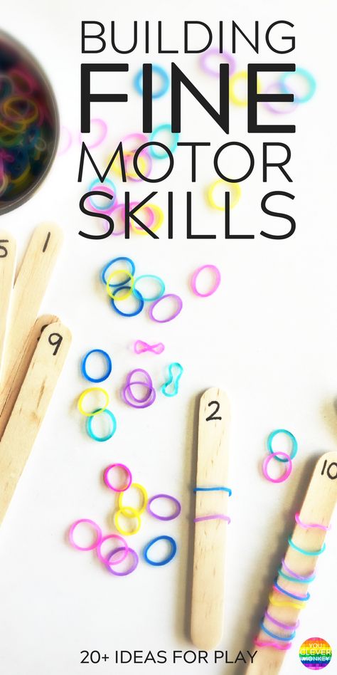 Preschool Fine Motor Skills, Skills For Kids, Preschool Fine Motor Activities, Fine Motor Activities For Kids, Preschool Fine Motor, Gross Motor Activities, Fine Motor Skills Activities, Motor Skills Activities, Kraf Diy