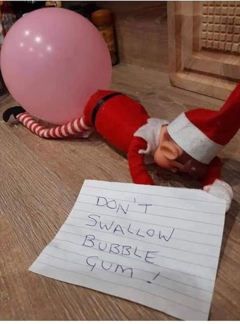 #elfontheshelf #christmas #elfontheshelfideas Elf On Shelf Funny, Elf Ideas Easy, Bad Elf, Awesome Elf On The Shelf Ideas, Elf Activities, Xmas Elf, Elf Antics, Elf Fun, Buddy The Elf