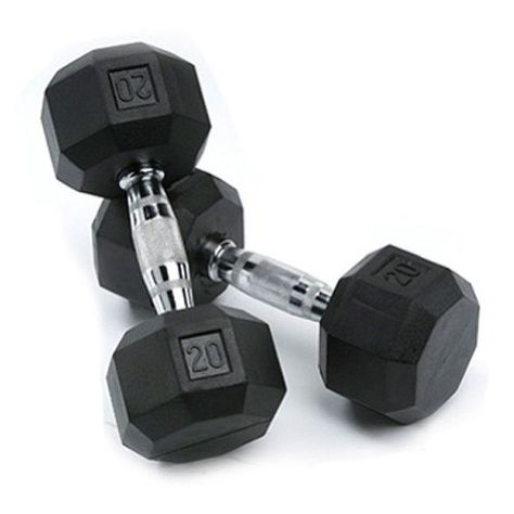 SPRI Deluxe Rubber Dumbbells Sold as set of 2 20Pound >>> Check out the image by visiting the link. (This is an affiliate link) #Dumbbells Gym Equipment Workout, Hex Dumbbells, Hand Weights, Free Weights, Adjustable Dumbbells, Strength Training Equipment, Rowing Machine, Weight Set, Home Gym Equipment