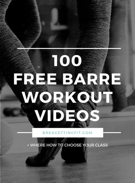 Ballet Barre Workout, Barre Exercises At Home, Barre Workout Video, Cardio Barre, Workout Videos Free, Ballet Workout, Ballet Exercises, Barre Classes, Fitness Video