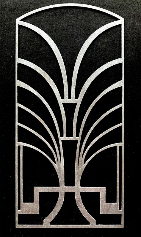 Wooden Inlay, Art Deco Motif, Motifs Art Nouveau, Art Deco Ideas, Art Deco Lines, Art Deco Wall Art, Laser Cut Decor, Motif Art Deco, Deco Chic