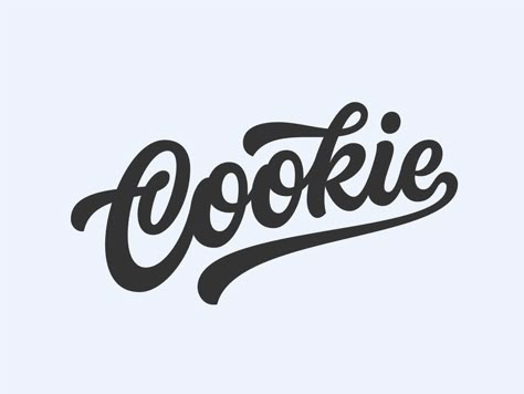 Cookie 3 by Krste Kochev on Dribbble Rally Car Design, Baking Quotes, Abstract Pattern Design, Logo Project, Brush Font, Branding Design Inspiration, Photoshop Illustrator, Tattoo Designs Men, Typography Poster