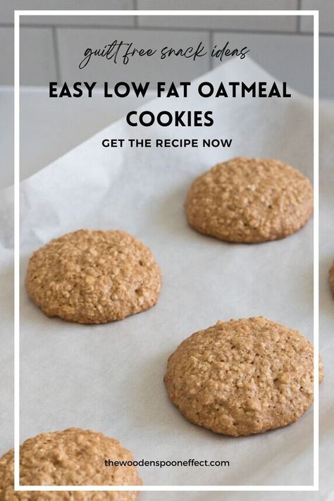 Healthy Drop Cookies, Low Gi Cookies, Low Cholesterol Oatmeal Cookies, Healthy Oatmeal Cookies With Applesauce, Oatmeal Cookies With Oat Flour, Healthy Cookies With Applesauce, Heart Healthy Oatmeal Cookies, Oatmeal Cookies Recipes Easy Healthy, Low Fat Oatmeal Cookies