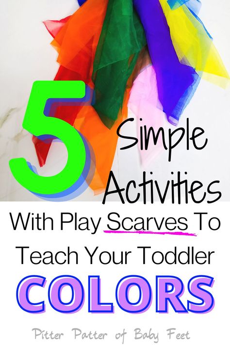 Simple Activities For Kids, Toddler Storytime, Activities To Do With Kids, Toddler Scarf, Color Songs, Simple Activities, Fun Activities For Toddlers, Gross Motor Activities, Movement Activities