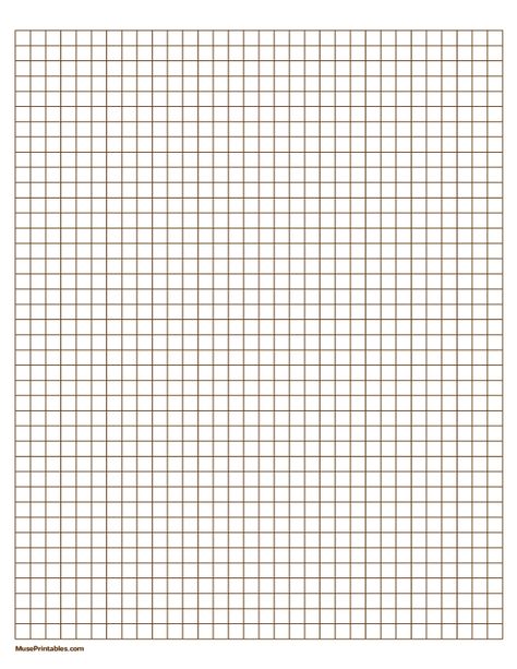 Printable 1/4 Inch Brown Graph Paper for Letter Paper. Free download at https://museprintables.com/download/paper/1-4-inch-brown-graph-paper-letter/ Paper For Letter, Graph Paper Template, Graphing Paper, Printable Graph Paper, Note Writing Paper, Glue Book, General Knowledge Facts, Creative Template, Graph Paper