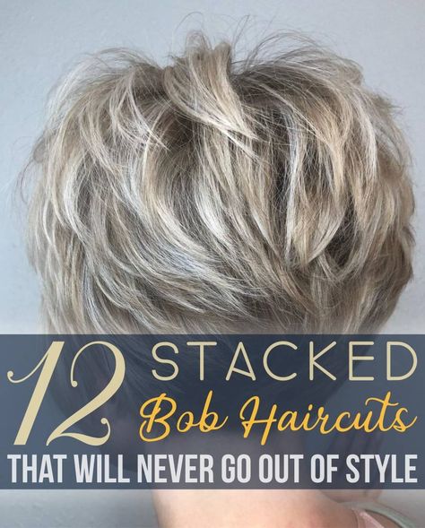 12 Stacked Bob Haircuts That Will Never Go Out of Style Short In Back Long In Front Hairstyles, Short Hair With Layers Bob Cut, Short Bob Haircuts With Layers Fine Hair, Inverted Bob Hairstyles Short Stacked, Short Back Long Front Haircut, Chin Length Hair Round Face Short Bobs Haircuts For Women, Stacked Angled Bob Hairstyles, Undercut Bob Thick Hair, Round Face Haircuts Short Double Chin