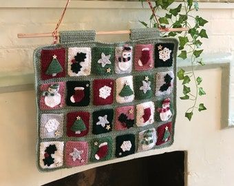 SamSabidoCrochets - Etsy UK Crochet Advent Calendar, Advent Calendar Pattern, Advent Diy, Holiday Crochet Patterns, Crochet Pattern Christmas, Christmas Crochet Pattern, Crochet Snowman, Crochet Christmas Decorations, Holiday Crochet