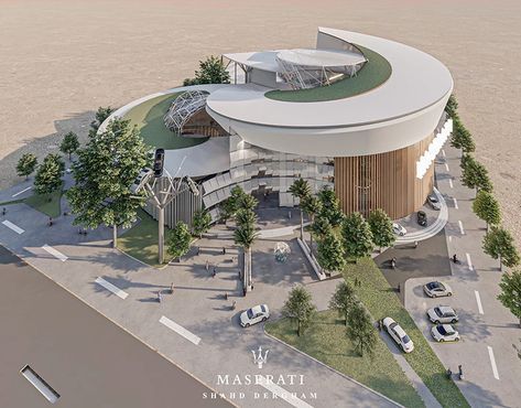 Car Showroom Exterior, Car Showroom Design Exterior, Car Showroom Design Architecture, Car Showroom Plan, Car Showroom Architecture, Car Show Room, Cars Showroom, Site Development Plan, Car Showroom Design