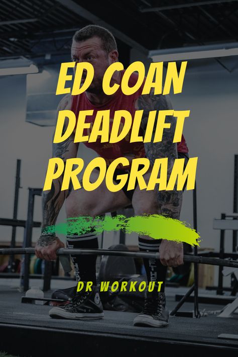 Ed Coan Deadlift Workout Program #workout #fitness #powerlifting Strength Building Workouts, Deadlift Workout, Powerlifting Workouts, Lifting Programs, Hiit Workout At Home, Push Your Limits, Workout Training Programs, Full Body Gym Workout, Workout Program