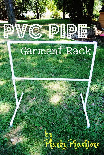 Yard Sale Clothes, Yard Sale Clothes Rack, Diy Clothes Rack Pvc, Garage Sale Tips, Diy Clothes Rack, Pvc Pipe Projects, Pvc Projects, Vintage Kids Clothes, Pvc Pipes