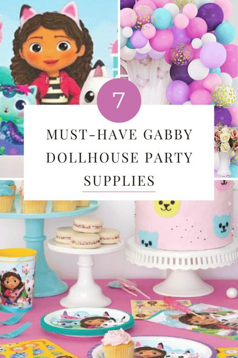 Kick your child's birthday celebration up a notch with our top 7 must-have Gabby Dollhouse party supplies! From themed decorations to playful favors and stylish table setups, we've got everything you need to throw an unforgettable Gabby's Dollhouse bash. Let the fun begin! Gabby Dollhouse Party, Gabby Dollhouse, Themed Decorations, Themed Party, Party Supplies, Birthday