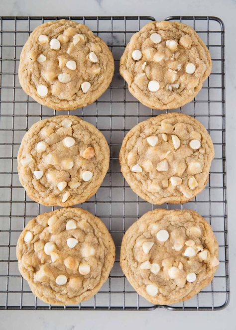 White Macadamia Nut Cookies, The Best Cookie Recipes, Macadamia Nut Cookies Recipe, White Chocolate Macadamia Cookies, Chocolate Macadamia Nut Cookies, White Chocolate Macadamia Nut Cookies, White Chocolate Macadamia Nut, Macadamia Cookies, Macadamia Nut Cookies