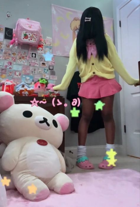 taegutzzz kawaii nostalgia retro old web creepykawaii nekocore strawberry crocs animecore fairy kei black girl sanriocore mothergarden kawaii abandonedcore neetcore mezzo piano traumacore weirdcore creepycute black girl 2000sanime old youtube aesthetic korilakkuma voidcore gurokawaii jojifuku randoseru moe sanrio kei traumacore voidchan mr kitty’s house mezzopiano mother garden traumacore yumekawaii cutecore retro sanriocore yamikawaii jfashion harajuku sick cute menhera nostalgiacore Black Cutecore, Jojifuku Aesthetic, Strawberry Crocs, Kawaii Nostalgia, Old Youtube, Old Web, Mr Kitty, Youtube Aesthetic, Creepy Cute Aesthetic